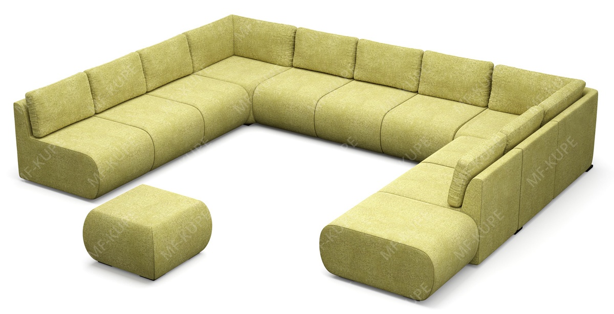 Модульный диван Basic 6 Yellow