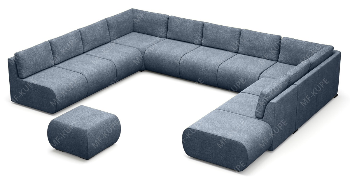 Модульный диван Basic 6 Dark Grey